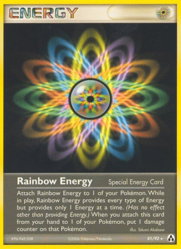Rainbow Energy (81/92) (Stamped) [EX: Legend Maker]