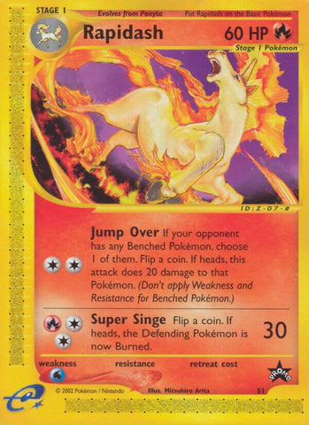 Rapidash (51) [Wizards of the Coast: Black Star Promos]