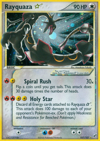 Rayquaza Star (107/107) [EX: Deoxys]