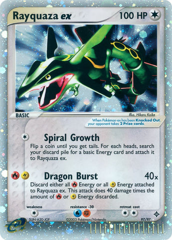 Rayquaza ex (97/97) [EX: Dragon]