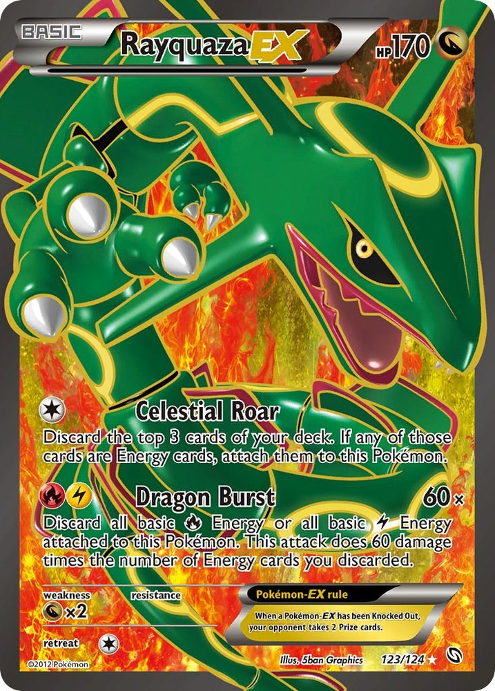 Rayquaza EX (123/124) [Black & White: Dragons Exalted]