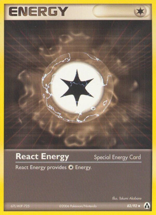 React Energy (82/92) (Stamped) [EX: Legend Maker]