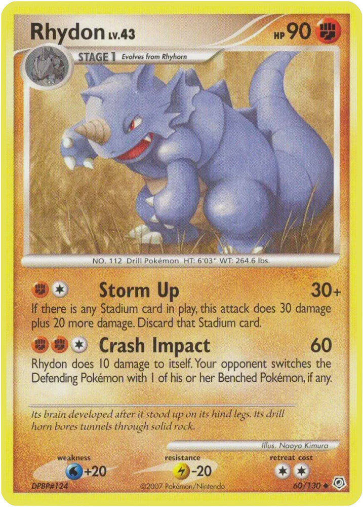 Rhydon (60/130) [Diamond & Pearl: Base Set]