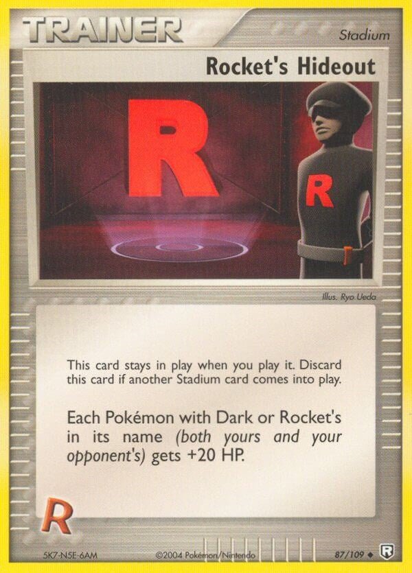 Rocket's Hideout (87/109) (Stamped) [EX: Team Rocket Returns]