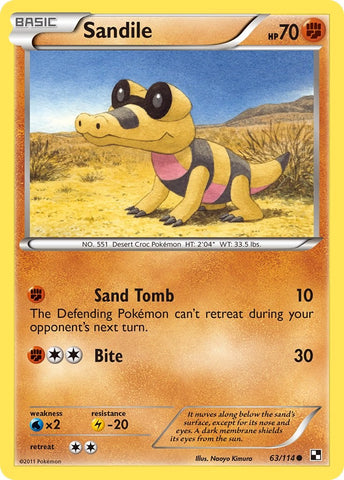 Sandile (63/114) [Black & White: Base Set]