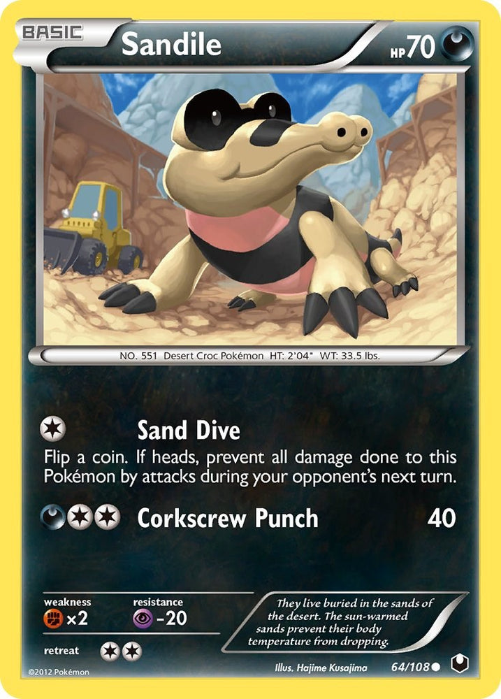 Sandile (64/108) [Black & White: Dark Explorers]