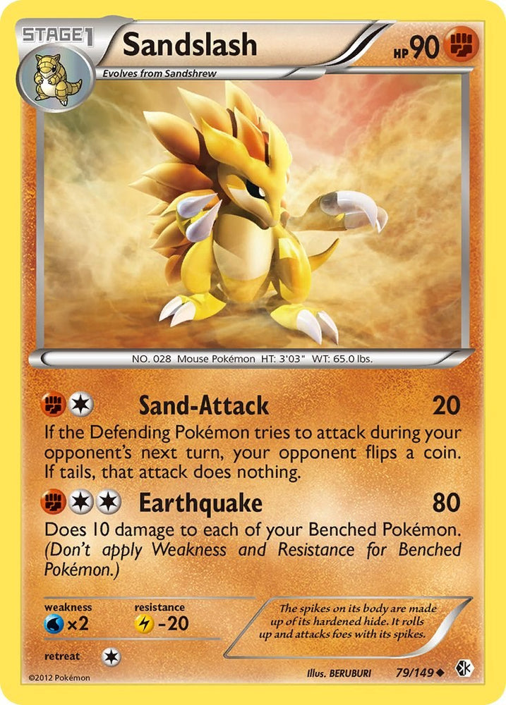 Sandslash (79/149) [Black & White: Boundaries Crossed]