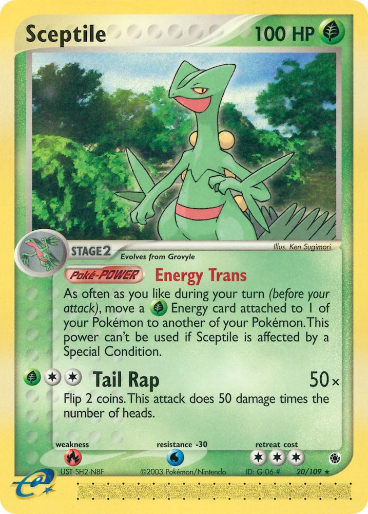 Sceptile (20/109) [EX: Ruby & Sapphire]