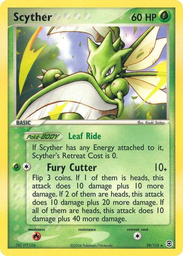 Scyther (29/112) [EX: FireRed & LeafGreen]