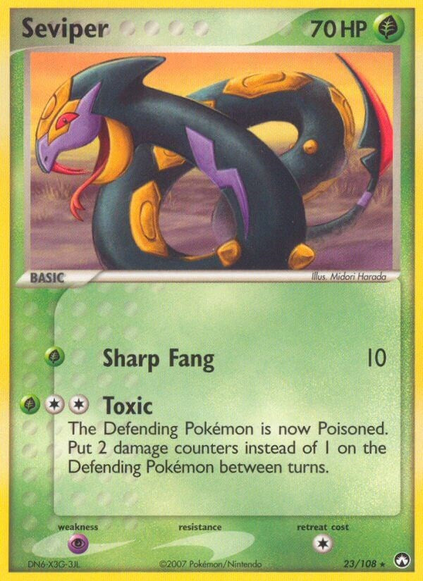 Seviper (23/108) (Stamped) [EX: Power Keepers]