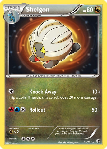 Shelgon (63/101) [Black & White: Plasma Blast]