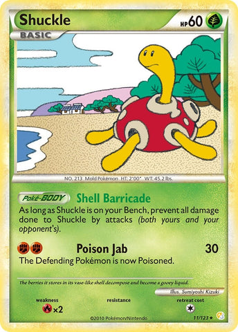 Shuckle (11/123) [HeartGold & SoulSilver: Base Set]