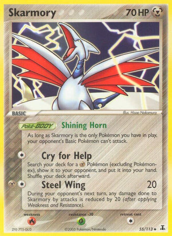 Skarmory (55/113) (Stamped) [EX: Delta Species]