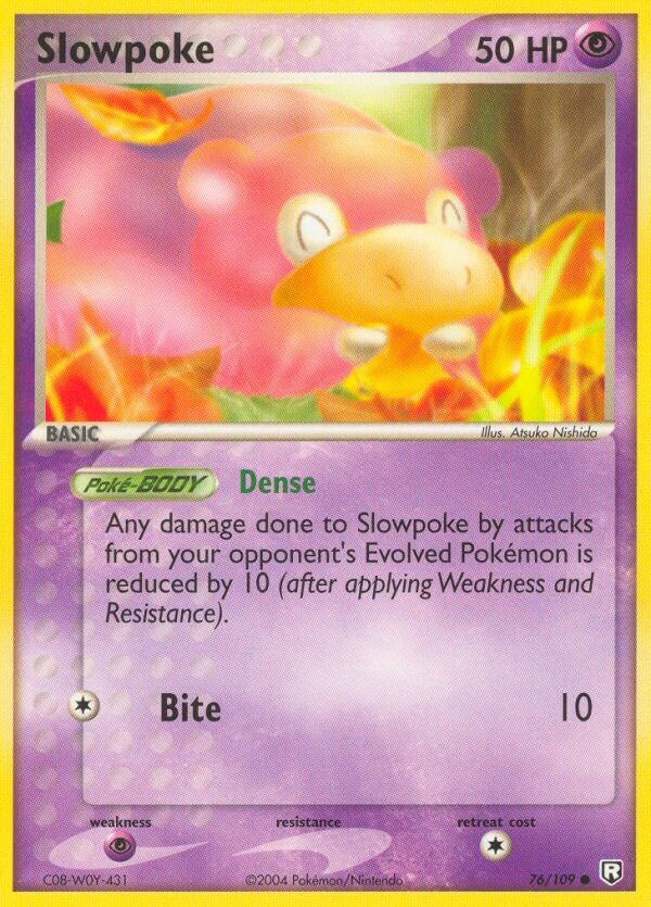 Slowpoke (76/109) (Stamped) [EX: Team Rocket Returns]