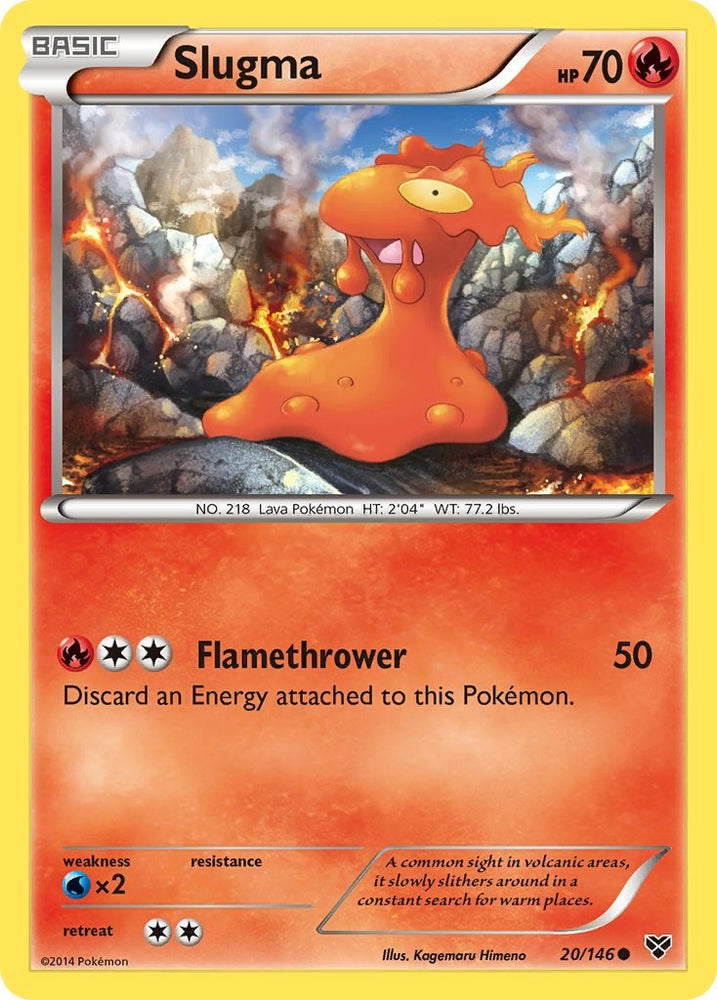 Slugma (20/146) [XY: Base Set]