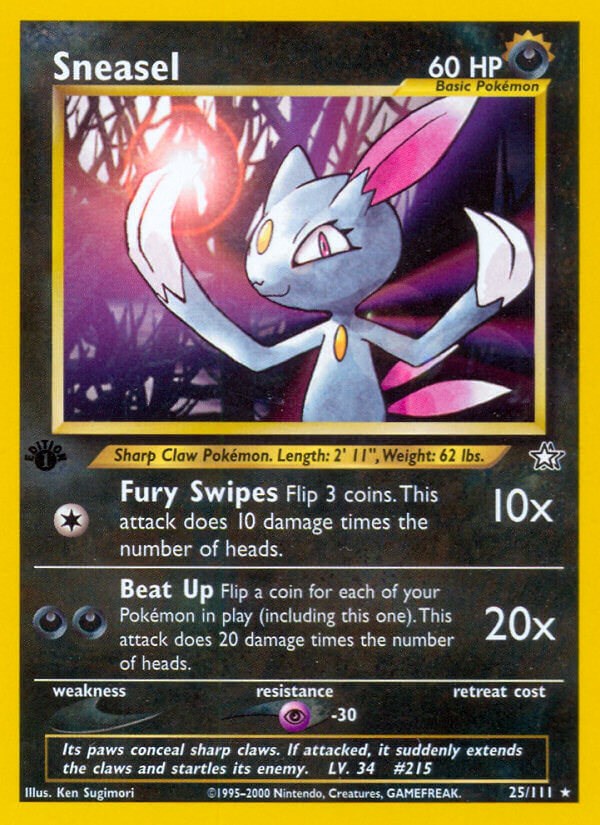 Sneasel (25/111) [Neo Genesis Unlimited]