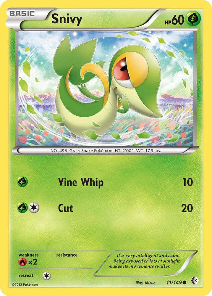 Snivy (11/149) [Black & White: Boundaries Crossed]