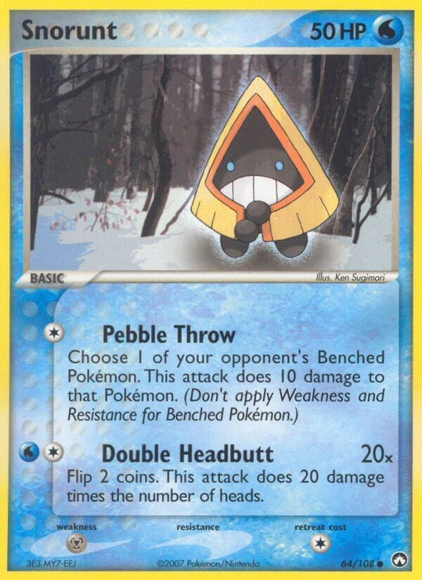 Snorunt (64/108) (Stamped) [EX: Power Keepers]