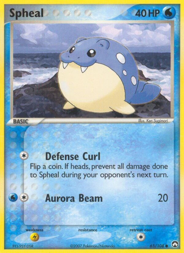 Spheal (65/108) (Stamped) [EX: Power Keepers]