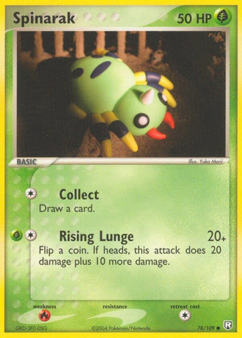 Spinarak (78/109) (Stamped) [EX: Team Rocket Returns]