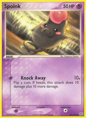 Spoink (65/106) (Stamped) [EX: Emerald]