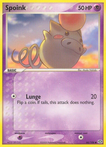 Spoink (66/106) (Stamped) [EX: Emerald]