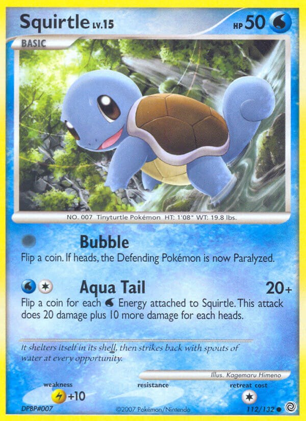 Squirtle (112/132) [Diamond & Pearl: Secret Wonders]