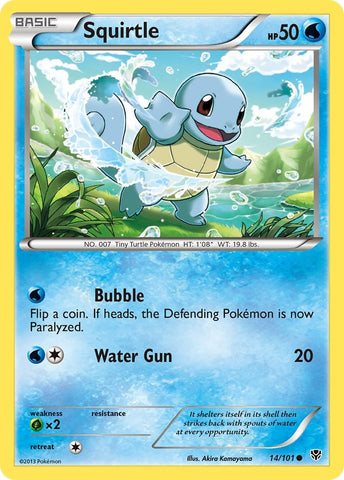 Squirtle (14/101) [Black & White: Plasma Blast]