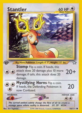 Stantler (76/111) [Neo Genesis Unlimited]