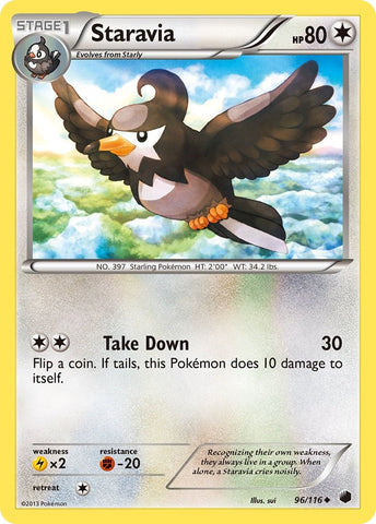 Staravia (96/116) [Black & White: Plasma Freeze]