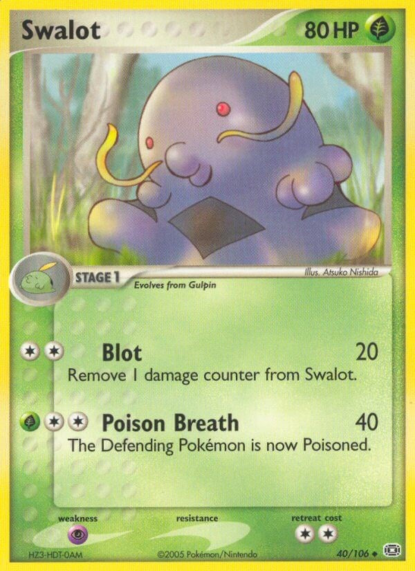 Swalot (40/106) (Stamped) [EX: Emerald]