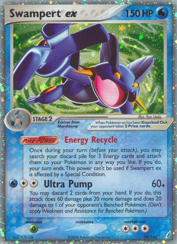 Swampert ex (98/100) [EX: Crystal Guardians]