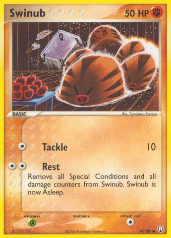 Swinub (79/109) (Stamped) [EX: Team Rocket Returns]