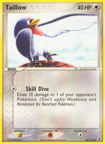 Taillow (86/113) (Stamped) [EX: Delta Species]