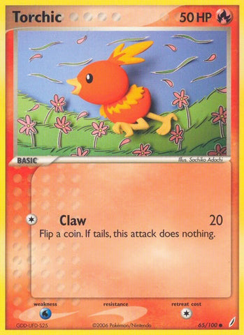 Torchic (65/100) (Stamped) [EX: Crystal Guardians]