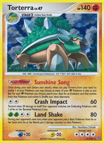 Torterra (11/100) [Diamond & Pearl: Stormfront]