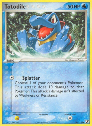 Totodile (78/115) (Stamped) [EX: Unseen Forces]