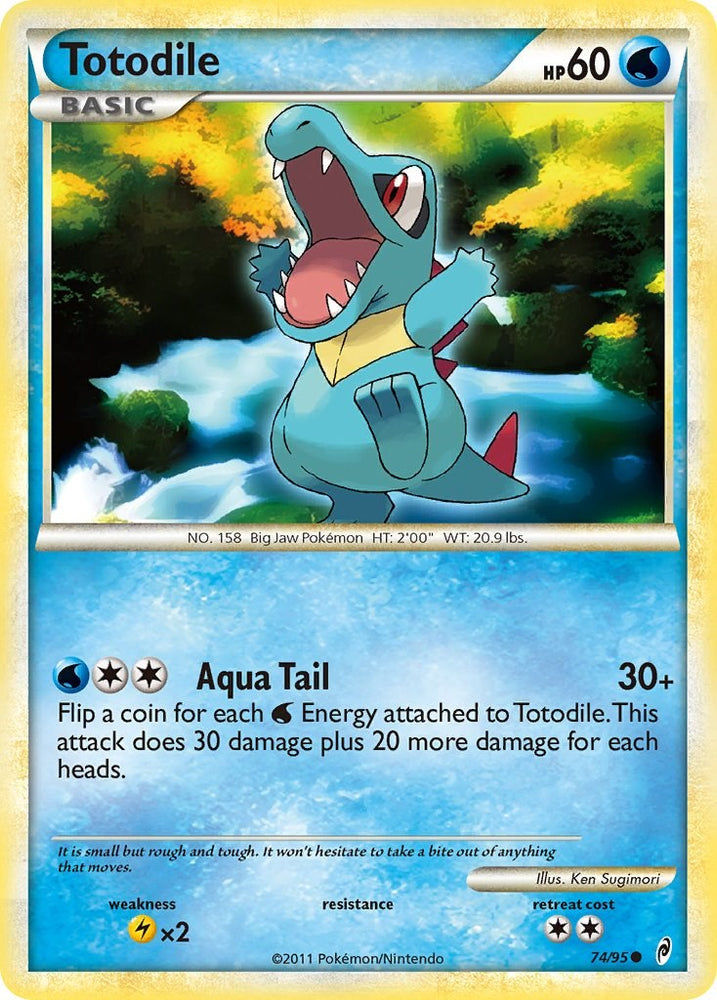 Totodile (74/95) [HeartGold & SoulSilver: Call of Legends]