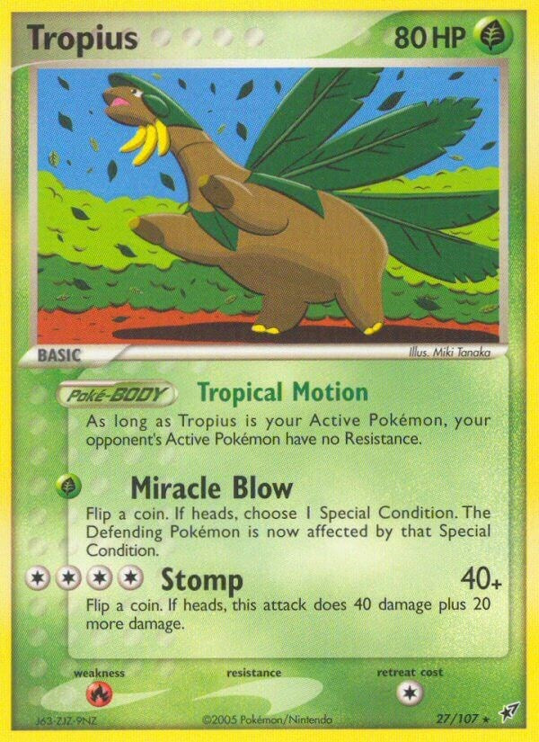 Tropius (27/107) (Stamped) [EX: Deoxys]