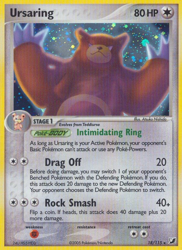 Ursaring (18/115) (Stamped) [EX: Unseen Forces]