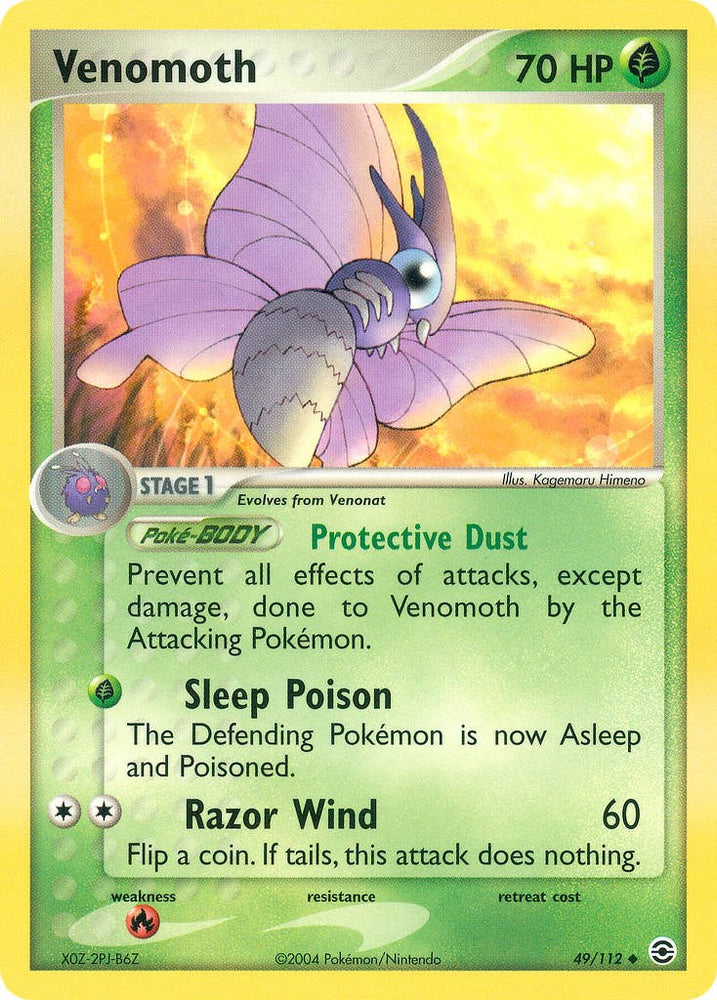 Venomoth (49/112) [EX: FireRed & LeafGreen]