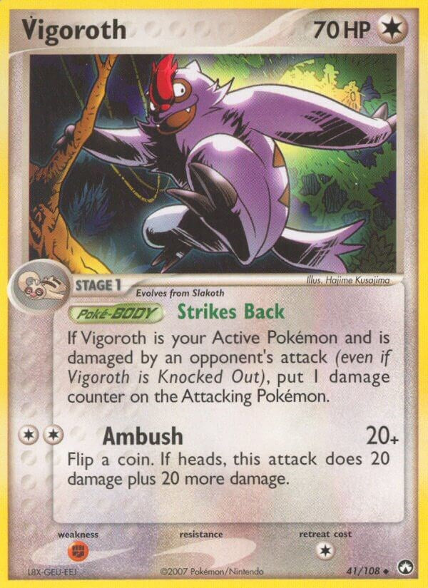 Vigoroth (41/108) (Stamped) [EX: Power Keepers]