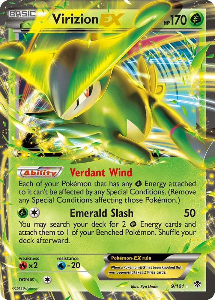 Virizion EX (9/101) [Black & White: Plasma Blast]