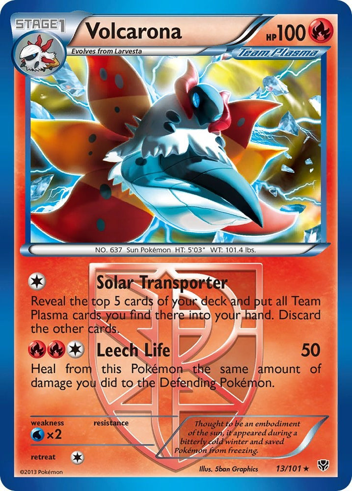 Volcarona (13/101) [Black & White: Plasma Blast]