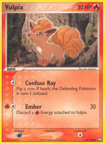 Vulpix (69/108) (Stamped) [EX: Power Keepers]