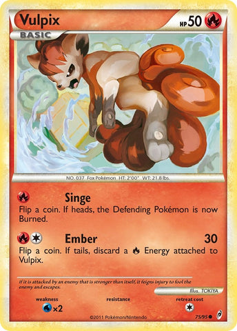 Vulpix (75/95) [HeartGold & SoulSilver: Call of Legends]