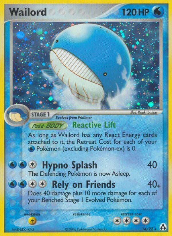 Wailord (14/92) (Stamped) [EX: Legend Maker]