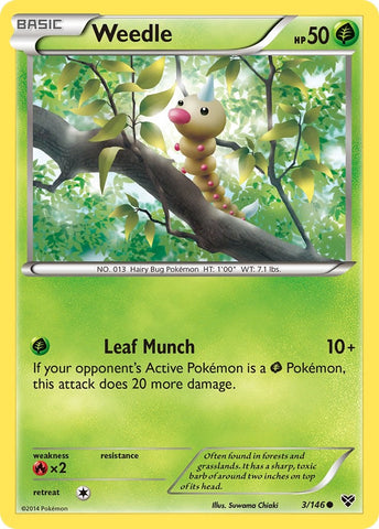 Weedle (3/146) [XY: Base Set]