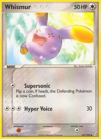 Whismur (69/100) (Stamped) [EX: Crystal Guardians]