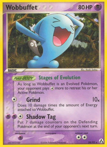 Wobbuffet (28/92) (Stamped) [EX: Legend Maker]